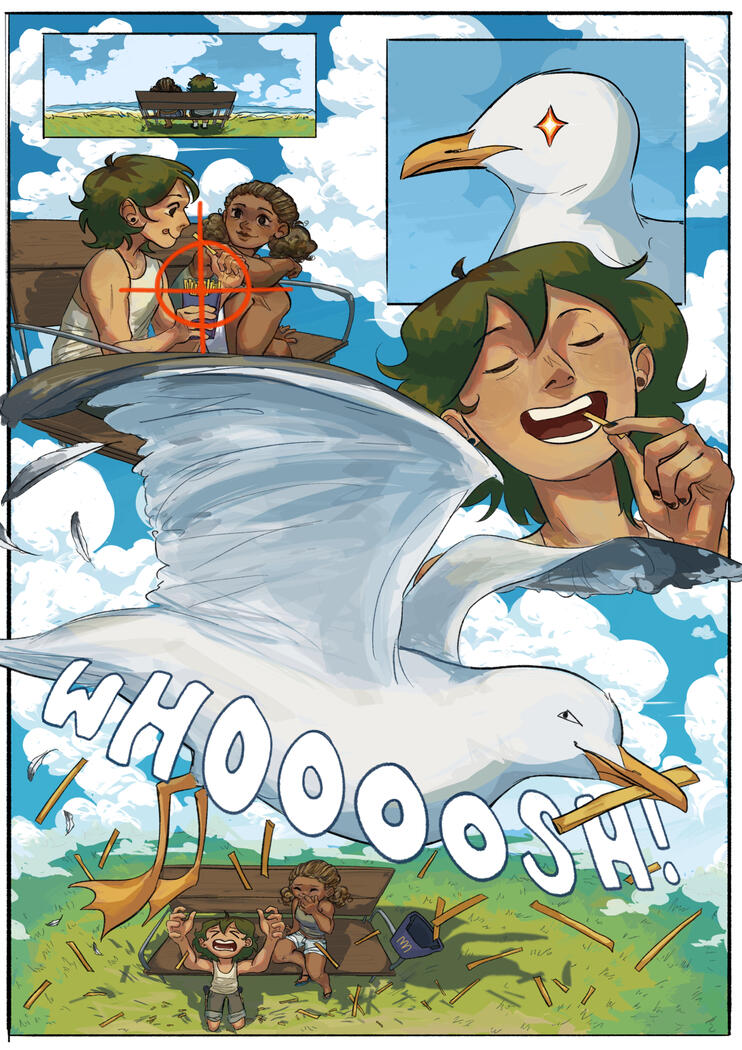 Whoosh, 2025. Digital Comic