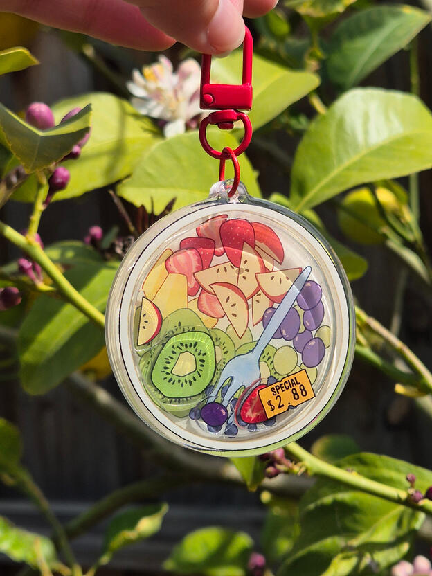 Fruit Salad Shaker Charm