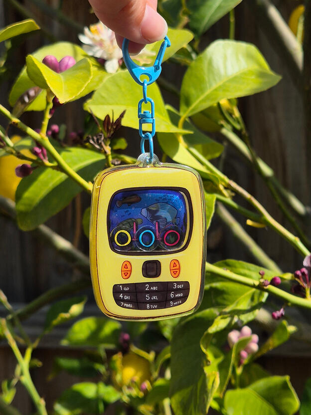 Ring Toss Shaker Charm