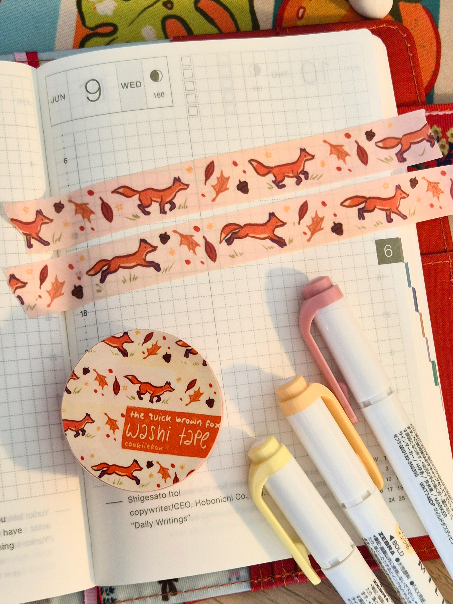 Fox Washi Tape Fox Washi Tape