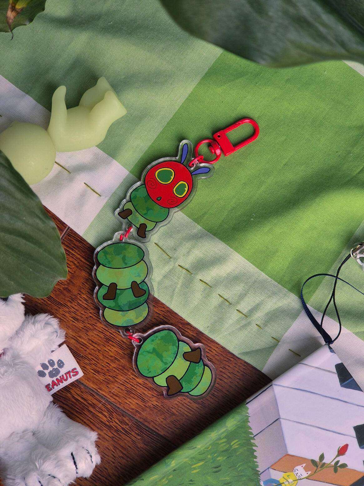 The Hungry Caterpillar Connected Keychain The Hungry Caterpillar Connected Keychain