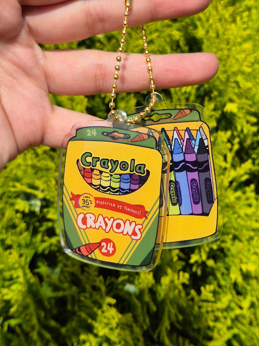 Crayola Crayon Box Keychain