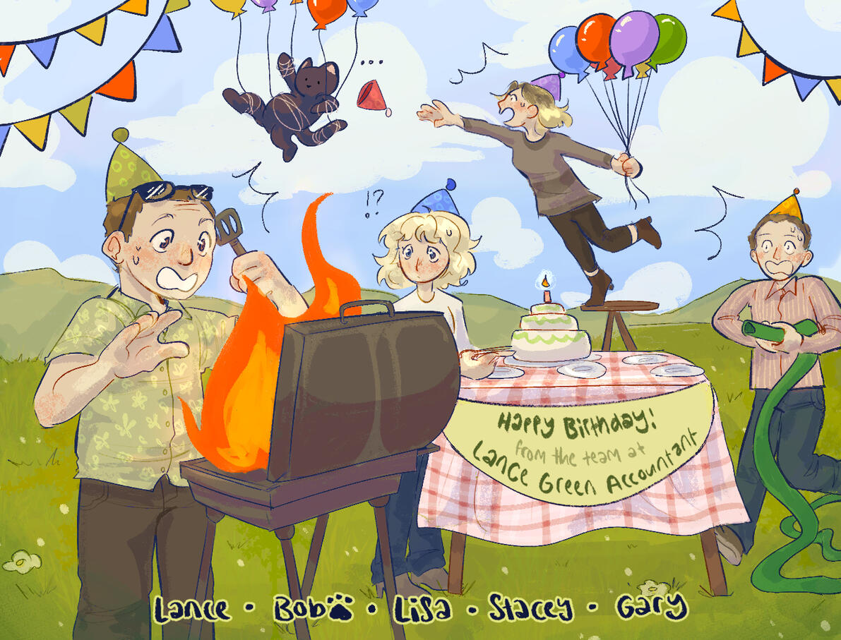 Company Birthday Commission, 2025. Digital