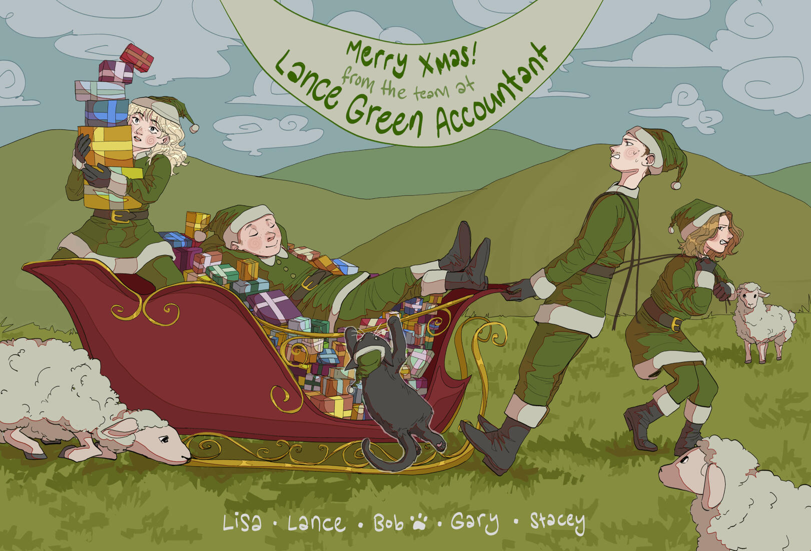 Company Christmas Commission, 2024. Digital