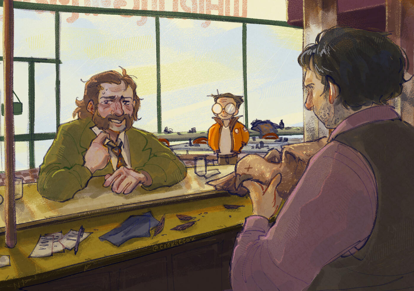 the whirling in rags - disco elysium print
