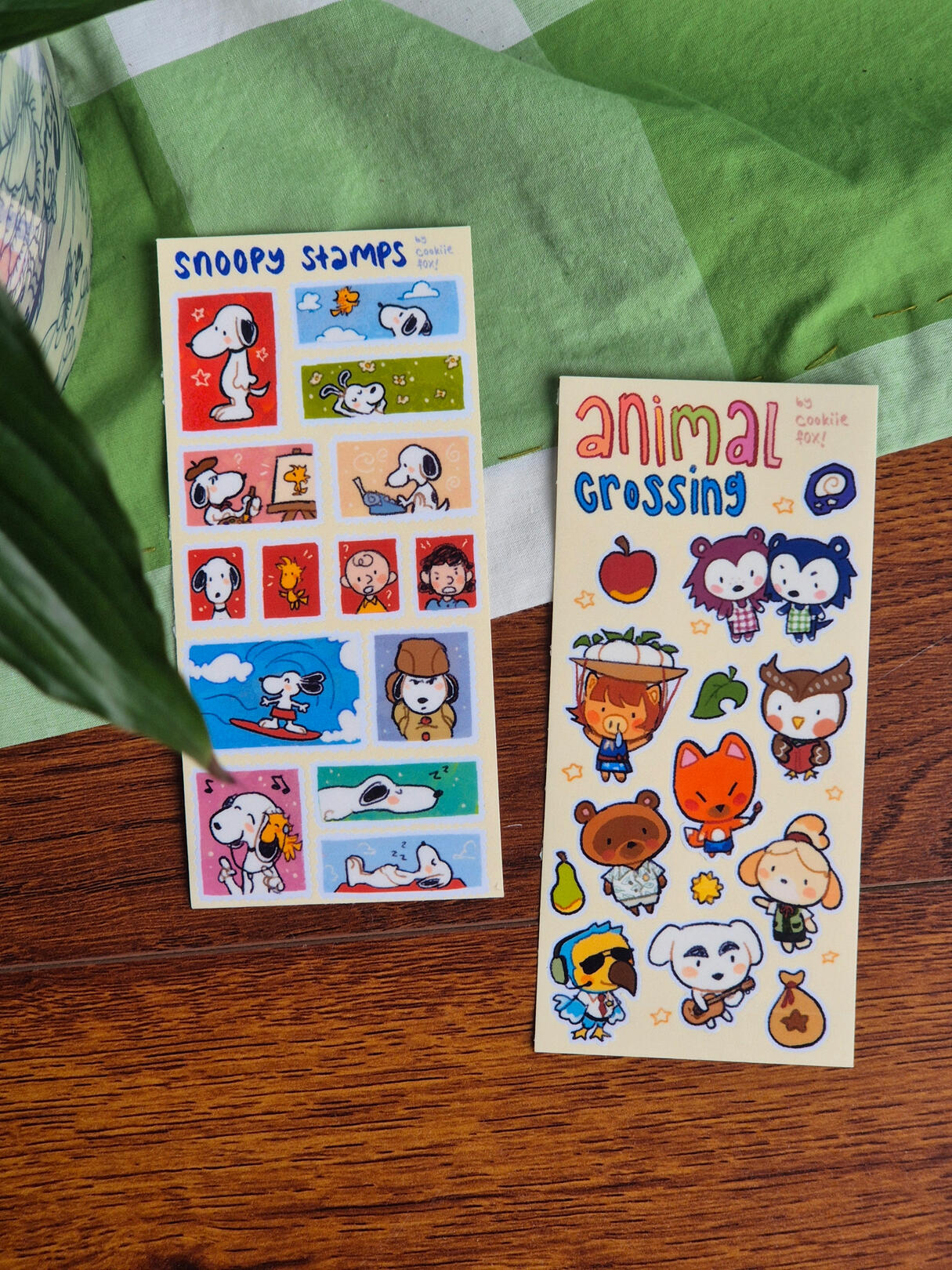 Snoopy, Animal Crossing Sticker Sheets