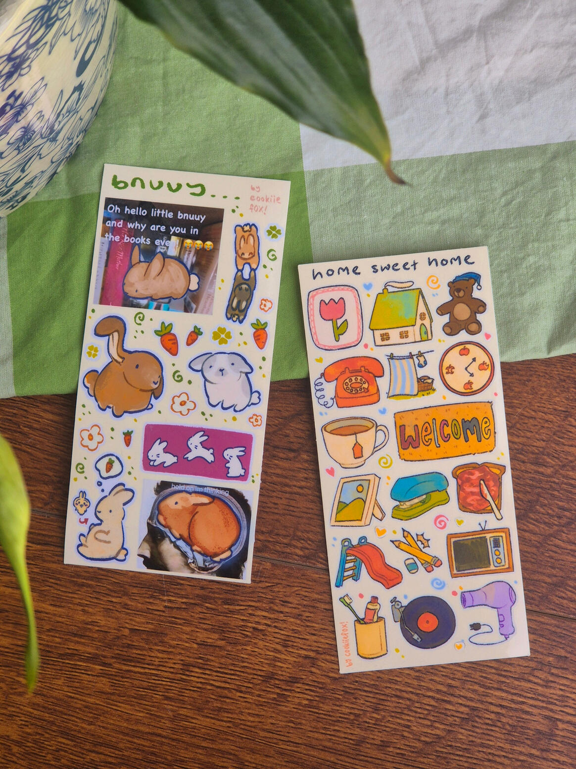 Bnuuy, Home Sweet Home Sticker Sheets Bnuuy, Home Sweet Home Sticker Sheets