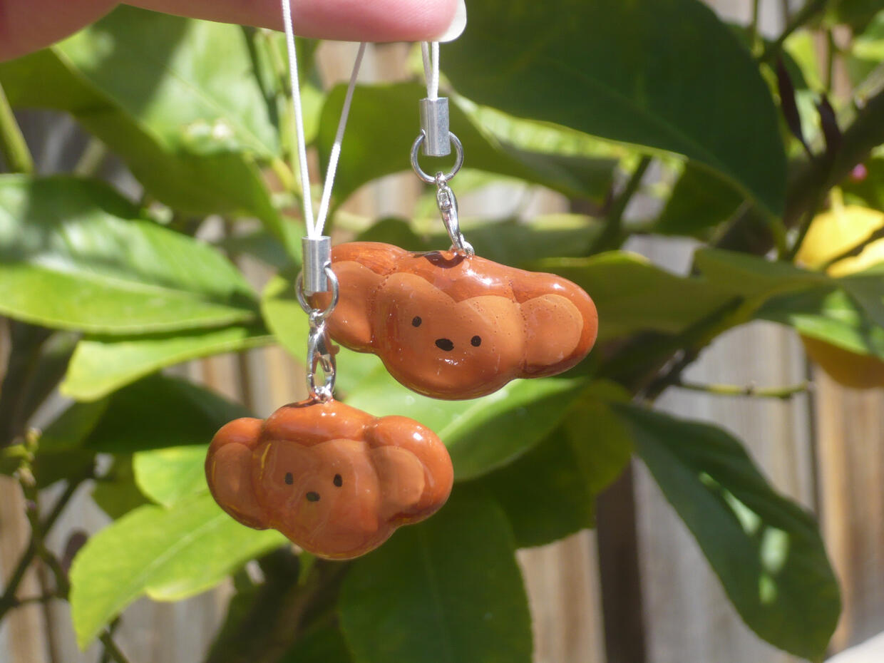 Monkey Polymer Clay Charms